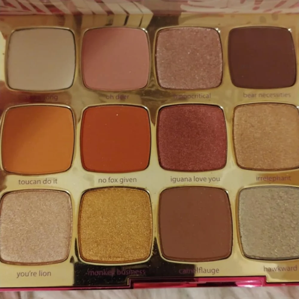 💖FIRM! NWT TARTE UNLEASHED EYESHADOW PALETTE WITH TRAVEL SIZE BIG EGO MASCARA